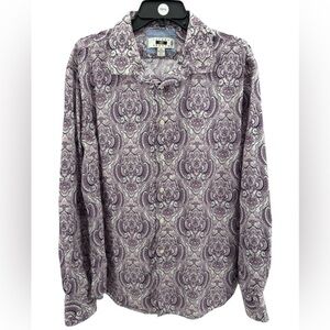 Joseph Abboud Purple Paisley Shirt